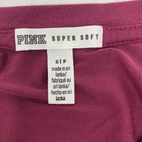 Victoria’s Secret PINK Super Soft small front lace long sleeve shirt - Picture 10 of 12